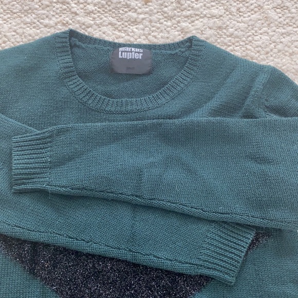 Markus Lupfer Green Star Sweater - Picture 4 of 7
